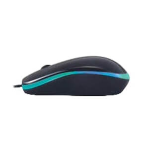 Golden Field GF- M301 Black color, 1000 Dpi, RGB LEI) USB red Mouse